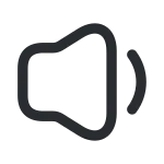 Volume Low 1 SVG Icon
